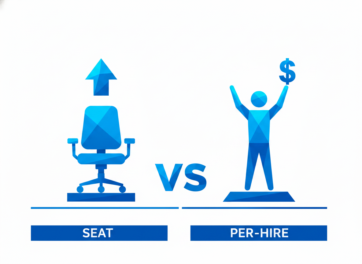 AI Recruiting Pricing Models 2026: Seat vs Per-Hire