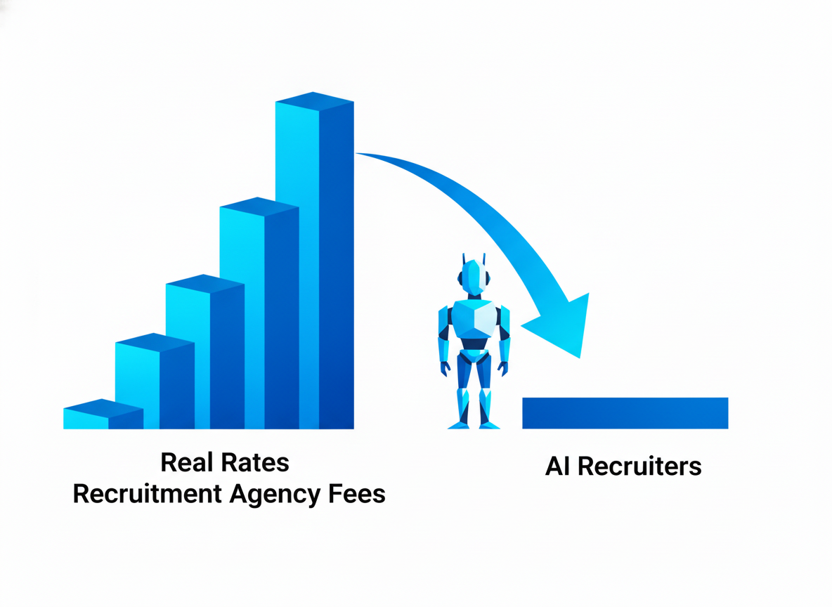 Recruitment Agency Fees 2026: Real Rates vs AI Recruiters